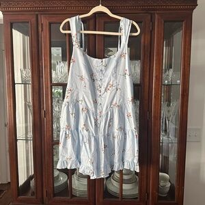 Wild Fable Light Blue Floral Dress